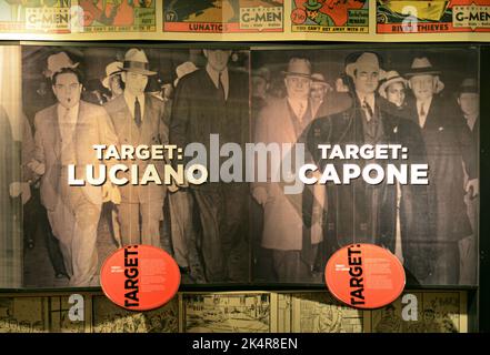 The Mob Museum, Downtown District, Las Vegas, Nevada, Stati Uniti d'America Foto Stock