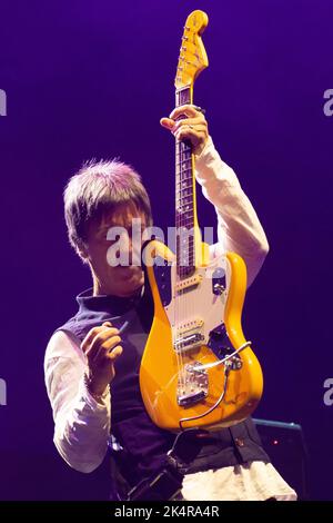 Boston, ma, Stati Uniti. 3rd Ott 2022. Johnny Marr ha suonato al TD Garden di Boston, Massachusetts, il 3 ottobre 2022. Credit: Katy Rogers/Media Punch/Alamy Live News Foto Stock