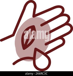 Salute degli organi, illustrazione, vettore su sfondo bianco. Illustrazione Vettoriale