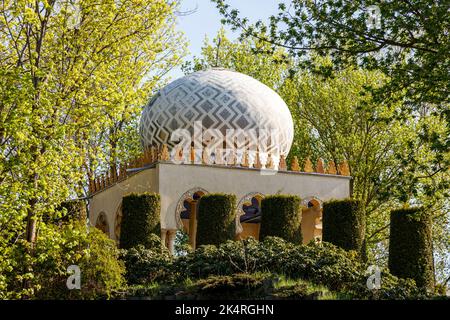 Filmpark Babelsberg a Potsdam, set per il film 'Der kleine Muck' Foto Stock