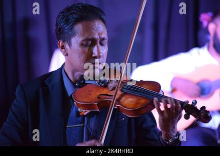 migliore performance del violinista Foto Stock