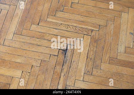 Texture senza cuciture di parquet in legno. Pavimento con motivi naturali Foto Stock