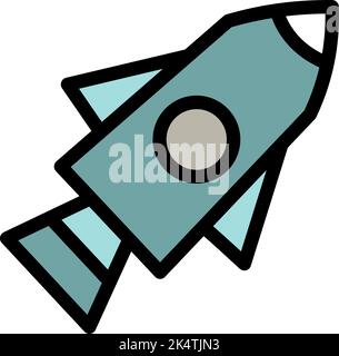 Razzo di trasporto, illustrazione, vettore su sfondo bianco. Illustrazione Vettoriale