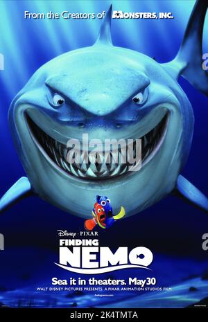 Ricerca di Nemo 2003. Trovare un poster Nemo Movie Foto Stock