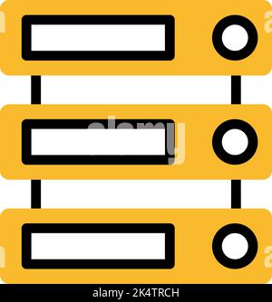 Analisi del database, illustrazione, vettore su sfondo bianco. Illustrazione Vettoriale