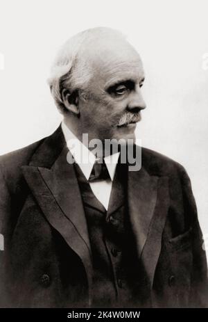 Arthur James Balfour, 1° Conte di Balfour, 1848 - 1930. British politico conservatore, statista e il Primo Ministro. Foto Stock