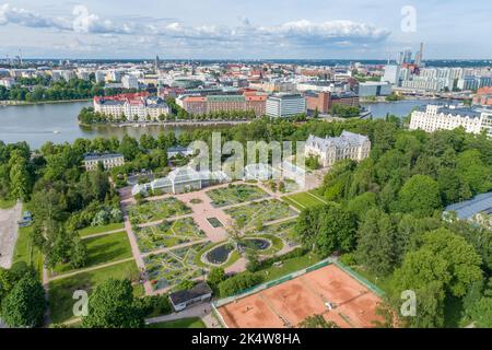 Il Giardino Botanico dell'Università di Helsinki è un'istituzione subordinata al Museo finlandese di Storia Naturale dell'Università di Helsinki, whic Foto Stock