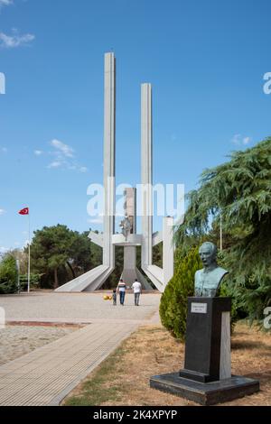 Il monumento del Trattato di pace di Losanna a Karaağaç/Edirne Foto Stock