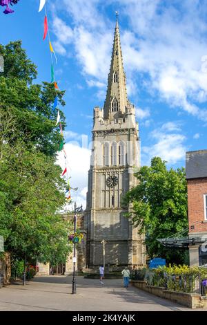 St. Peter & St. Paul Church, Market Place, Kettering, Northamptonshire, Inghilterra, Regno Unito Foto Stock