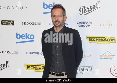 Roma, Italia. 04th Ott 2022. Simone Godano partecipa al tappeto rosso del Premio Globo d'oro 2022 all'Auditorium Parco della Musica. (Foto di Mario Cartelli/SOPA Images/Sipa USA) Credit: Sipa USA/Alamy Live News Foto Stock