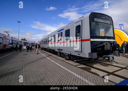 Berlin, Innotrans 2022, Siemens X-Wagen für die U-Bahn Wien // Berlin, Innotrans 2022, Vienna Metropolitana tipo X Foto Stock