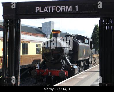 GWR Pannier 1501 Foto Stock