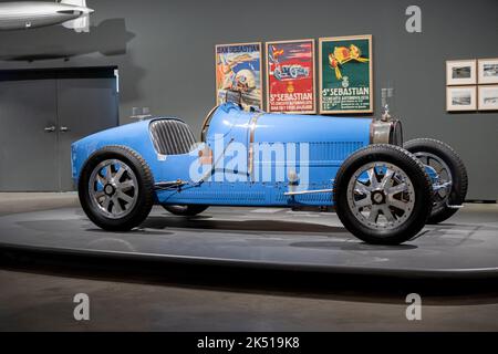 BILBAO, SPAGNA-10 SETTEMBRE 2022: 1924 Bugatti tipo 35 Foto Stock