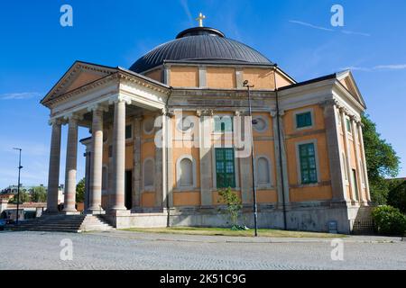 Trinity Church (svedese: Trefaldighetskyrkan, alternativa, 'Chiesa tedesca') situata a Karlskrona a Blekinge, Svezia Foto Stock