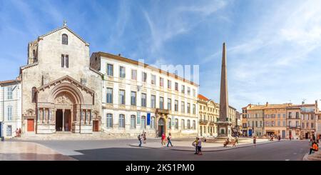 Mercato di Arles, Francia Foto Stock