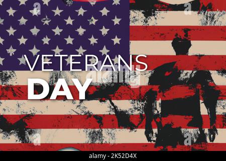 Veterans Day. Stati Uniti commemorano i veterani militari delle forze armate Foto Stock