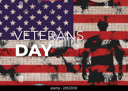 Veterans Day. Stati Uniti commemorano i veterani militari delle forze armate Foto Stock