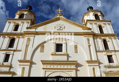 Chiesa di Nuestra Senora de la Candelaria a Bogotà Foto Stock