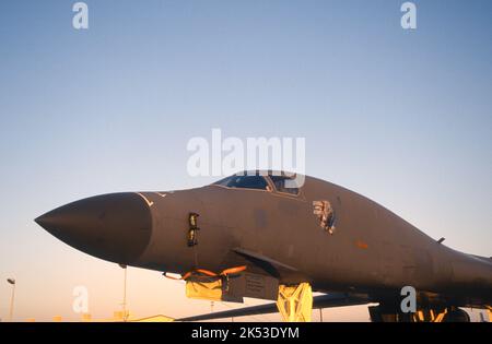 Naso di un bombardiere B-1B Lancer Foto Stock