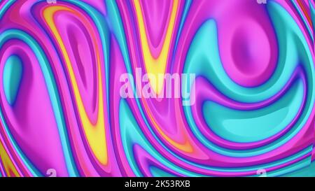 sfondo luminoso e colorato. rendering 3d. Foto Stock
