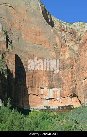 Zion National Park situato nello stato dello Utah, Stati Uniti Foto Stock