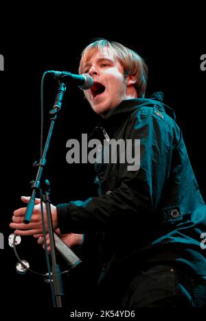 James Skelly - The Coral, V2007, Hylands Park, Chelmsford, Essex, Regno Unito - 18 agosto 2007 Foto Stock