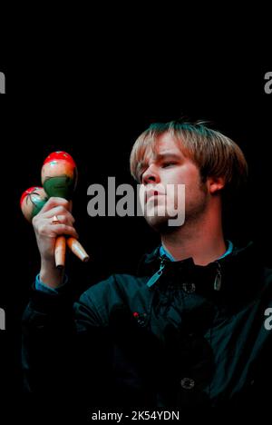 James Skelly - The Coral, V2007, Hylands Park, Chelmsford, Essex, Regno Unito - 18 agosto 2007 Foto Stock