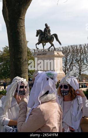 Carnevale occitano organizzato dalle scuole Calandretas a Montpellier, Occitanie, Francia Foto Stock