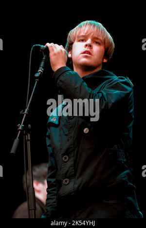 James Skelly - The Coral, V2007, Hylands Park, Chelmsford, Essex, Regno Unito - 18 agosto 2007 Foto Stock