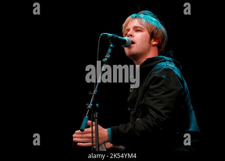 James Skelly - The Coral, V2007, Hylands Park, Chelmsford, Essex, Regno Unito - 18 agosto 2007 Foto Stock