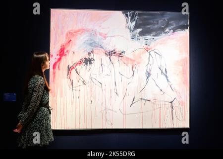 Londra Regno Unito. 6 ottobre 2022 . TRACEY EMIN (B. 1963) in anteprima di Christies stima GBP 500.000 700.000 in anteprima di Chrities 20th-21st ° secolo vendita serale . La vendita si svolge il 13 ottobre. Credit: amer Ghazzal/Alamy Live News. Foto Stock