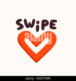 Scorri l'adesivo per accedere ai social media, creare un blog o un'illustrazione piatta vettoriale vlog. Set di icone dei cartoni animati per la creazione di contenuti Internet Illustrazione Vettoriale