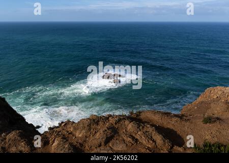 Linea costiera di Cabo da Roca Foto Stock