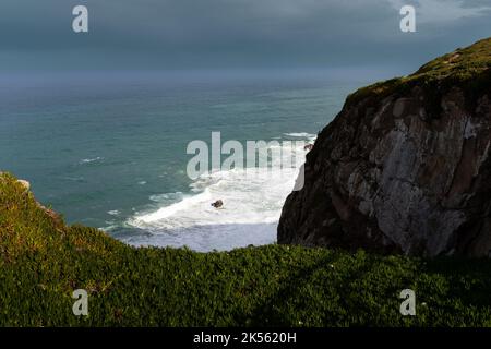 Linea costiera di Cabo da Roca Foto Stock