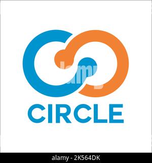 circle / esclusivo logo design ispirazione Illustrazione Vettoriale