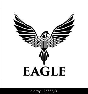 ispirazione esclusiva per il design con logo eagle Illustrazione Vettoriale