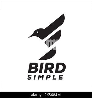 bird semplice / logo design ispirazione Illustrazione Vettoriale