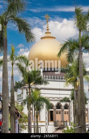 Masjid Sultan (Moschea del Sultano), Kampong Glam, Singapore. Foto Stock