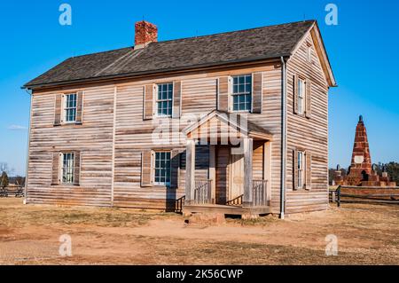 The Henry House, Manassas National Battlefield Park, Virginia USA, Virginia Foto Stock