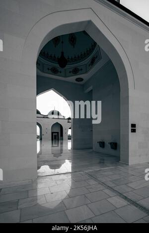 Splendida vista della Grande Moschea di Sharjah Foto Stock