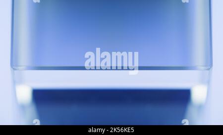 sfocatura sfondo astratto al neon per testo blu Foto Stock