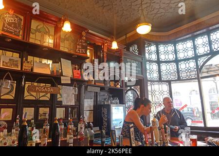 The Posada bar, 48 Lichfield St, Wolverhampton, West midlands, Inghilterra, REGNO UNITO, WV1 1DG Foto Stock