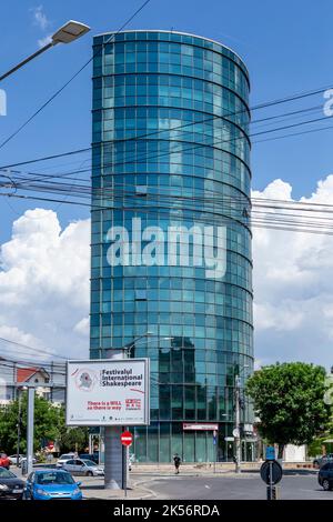 Craiova, Dolj, Romania – 14 maggio 2022: Sede CENTRALE DELLA BRD Groupe Societe Generale a Craiova, Romania Foto Stock