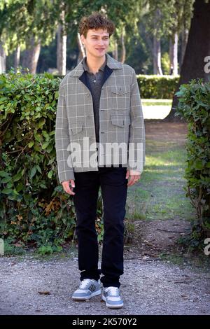 Roma, Italia. 06th Ott 2022. ROMA, ITALIA - 06 OTTOBRE: Saul Nanni partecipa alla fotocellula 'BRADO' alla Casa del Cinema il 06 ottobre 2022 a Roma. Credit: dpa/Alamy Live News Foto Stock