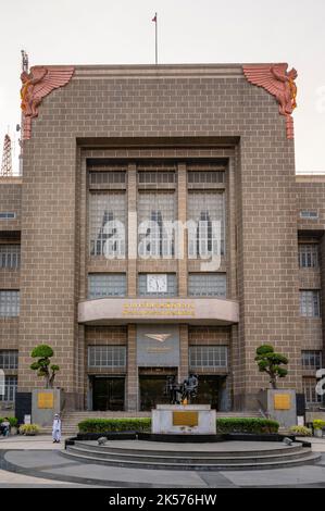 Thailandia, Bangkok, Silom quartiere, Grand Postal edificio Foto Stock