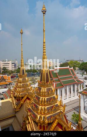 Tailandia, Bangkok, distretto di Pathum WAN, Banglamphu, area, Wat Ratchanatdaram, Foto Stock