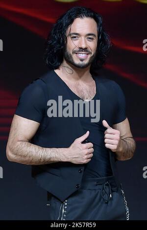 Roma, Italia. 06th Ott 2022. Moreno Porcu partecipa alla fotocall del programma "Ballando con le stelle" presso l'Auditorium Rai di Foro Italico. Credit: SOPA Images Limited/Alamy Live News Foto Stock