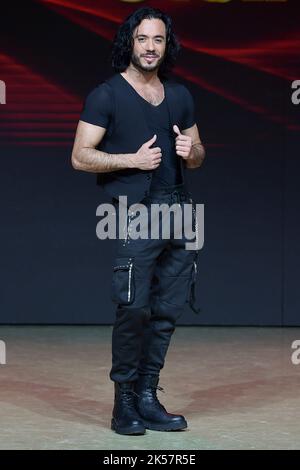 Roma, Italia. 06th Ott 2022. Moreno Porcu partecipa alla fotocall del programma "Ballando con le stelle" all'Auditorium Rai di Foro Italico. Credit: SOPA Images Limited/Alamy Live News Foto Stock