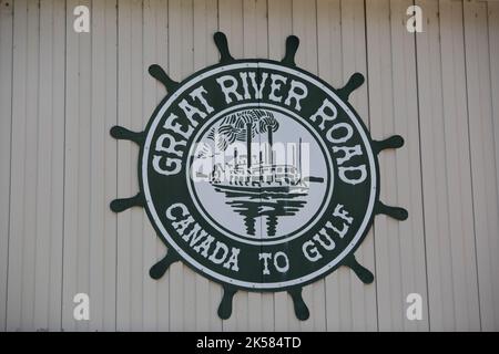 VISITOR'S CENTRE, Greenville, Mississippi/Stati Uniti - 11 luglio 2016: Greenville, Mississippi Visitor Center. Foto Stock