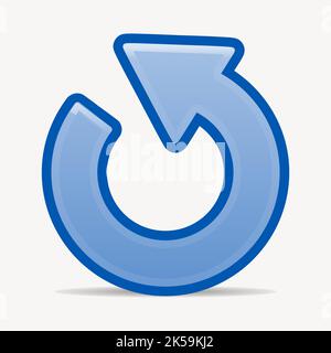 Aggiorna vettore illustrazione clipart icona. Illustrazione Vettoriale